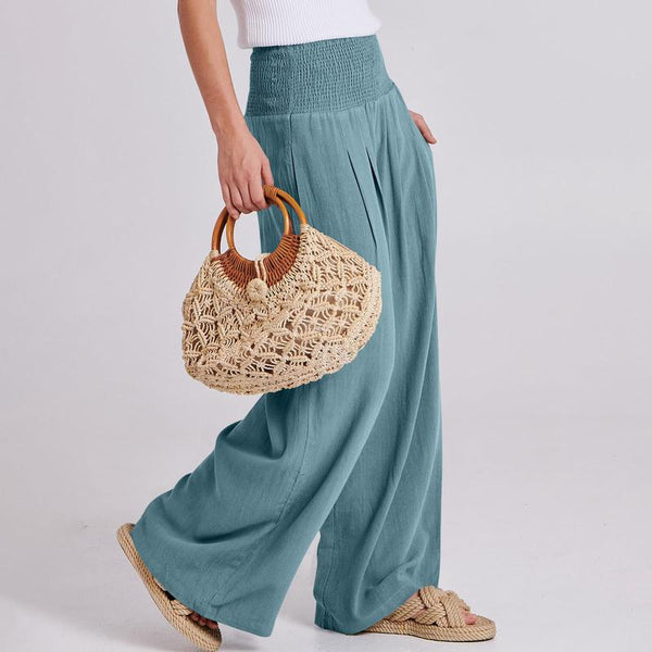 The Coastal Flow Wide-Leg Pants