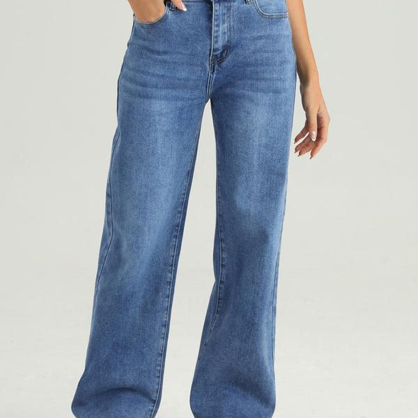 Wide-Leg Jeans