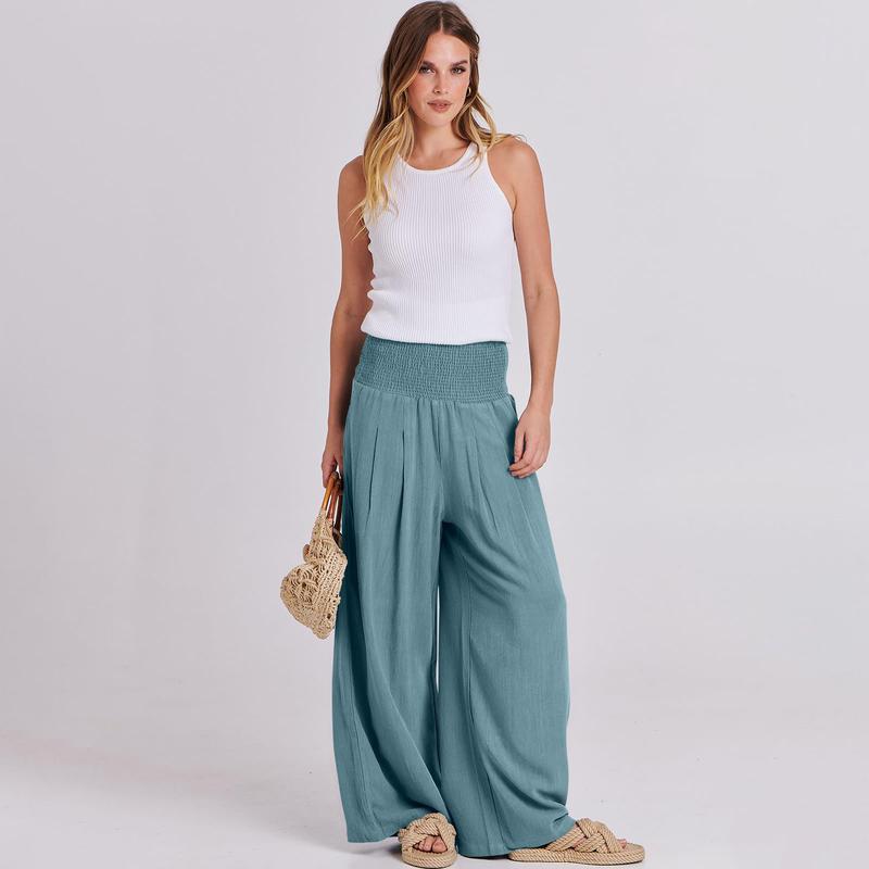 The Coastal Flow Wide-Leg Pants