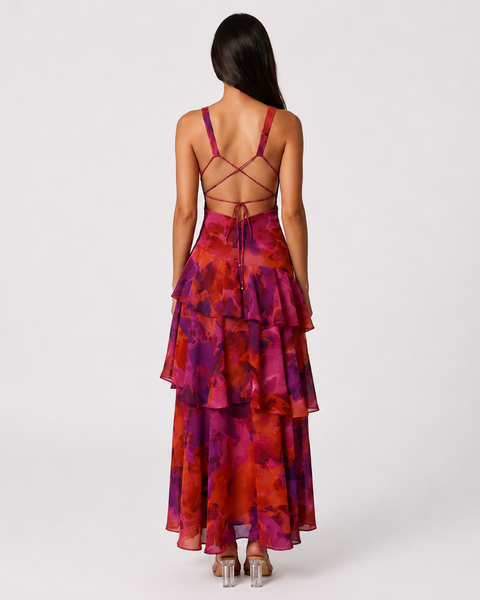 Romantic Tiered Maxi Dress
