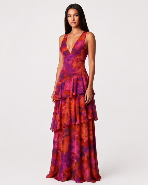 Romantic Tiered Maxi Dress