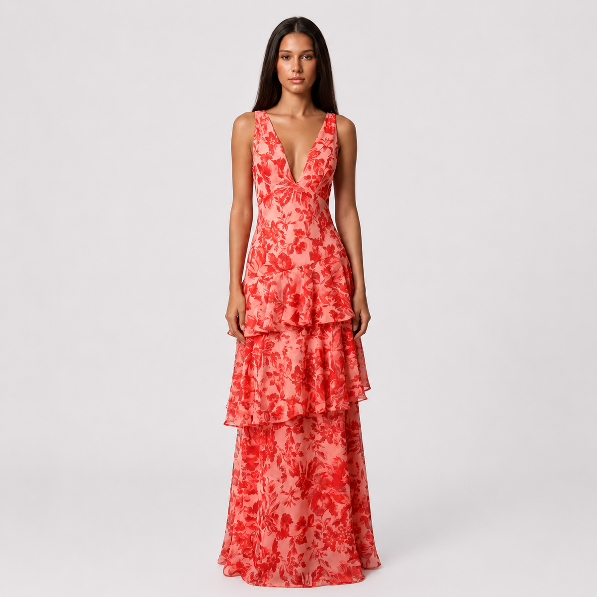 Romantic Tiered Maxi Dress