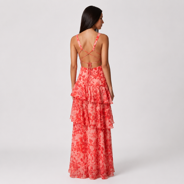 Romantic Tiered Maxi Dress