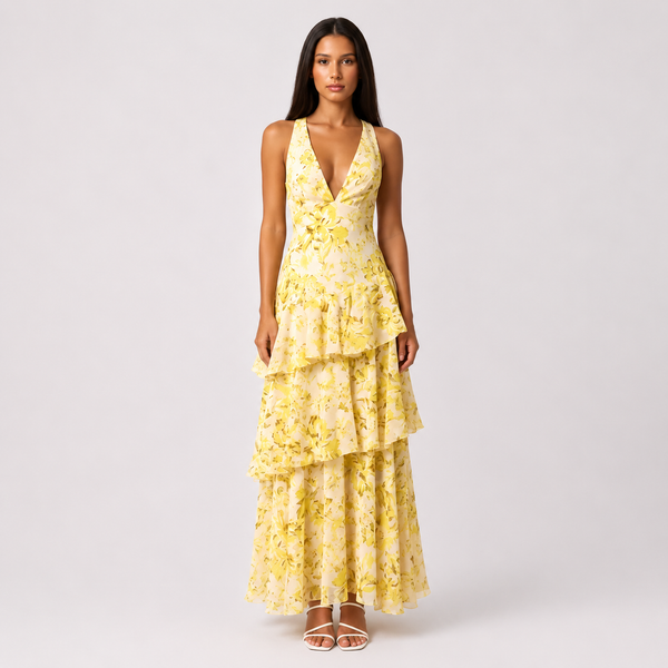 Romantic Tiered Maxi Dress