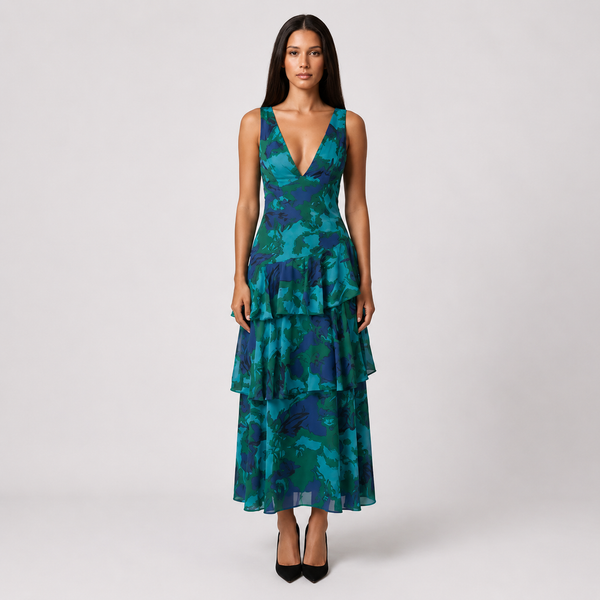 Romantic Tiered Maxi Dress