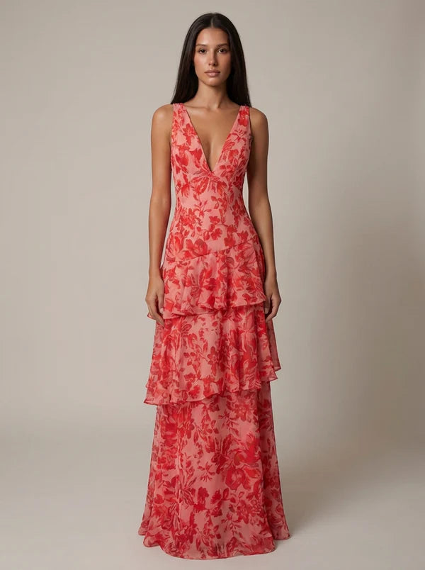 Romantic Tiered Maxi Dress