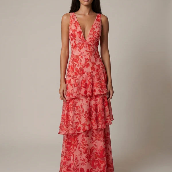 Romantic Tiered Maxi Dress