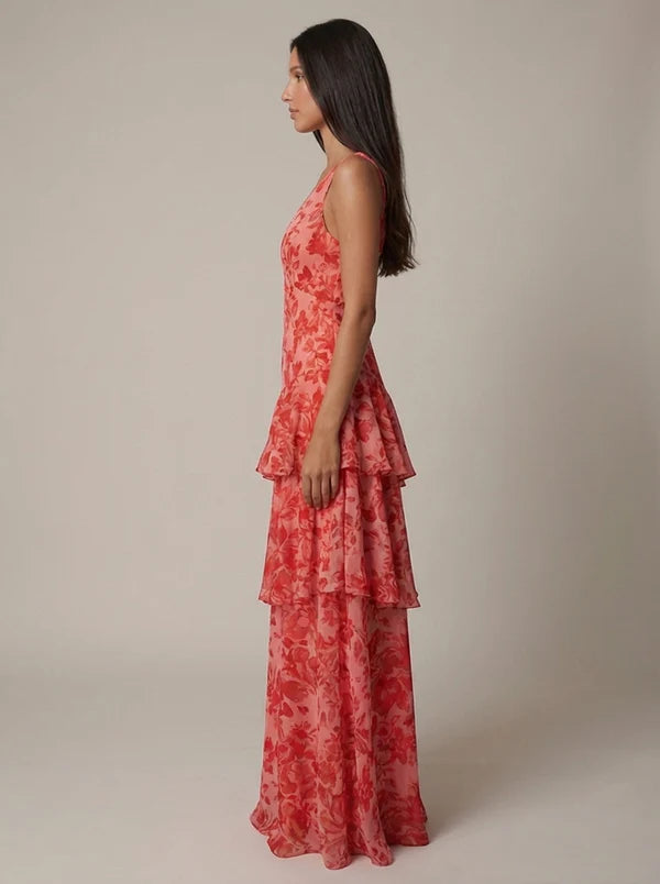 Romantic Tiered Maxi Dress