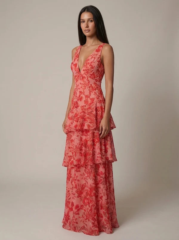 Romantic Tiered Maxi Dress