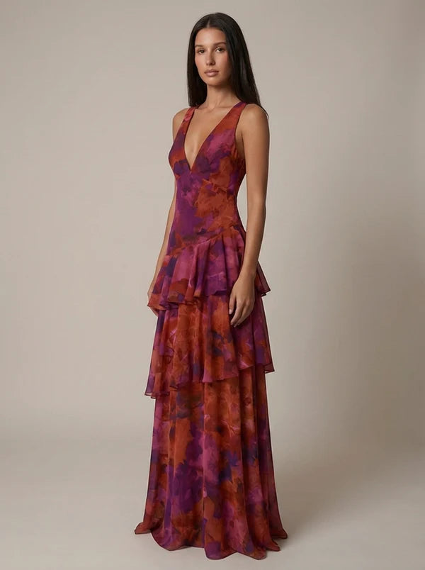 Romantic Tiered Maxi Dress