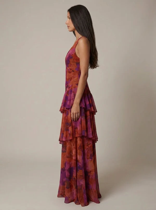 Romantic Tiered Maxi Dress