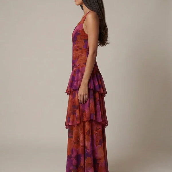 Romantic Tiered Maxi Dress
