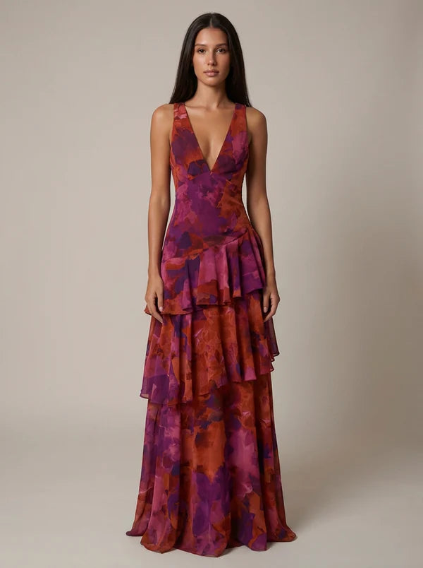 Romantic Tiered Maxi Dress
