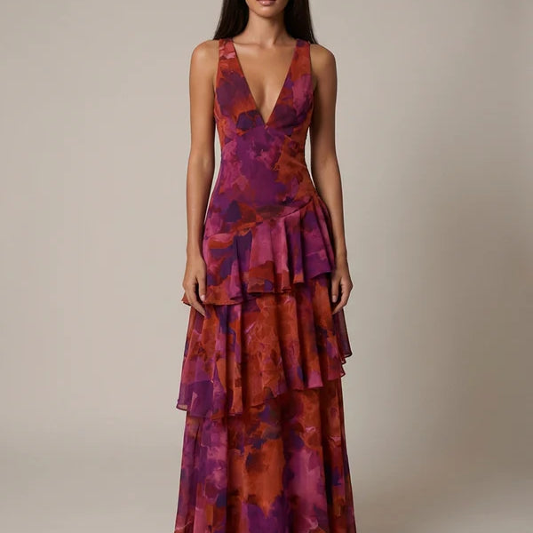 Romantic Tiered Maxi Dress