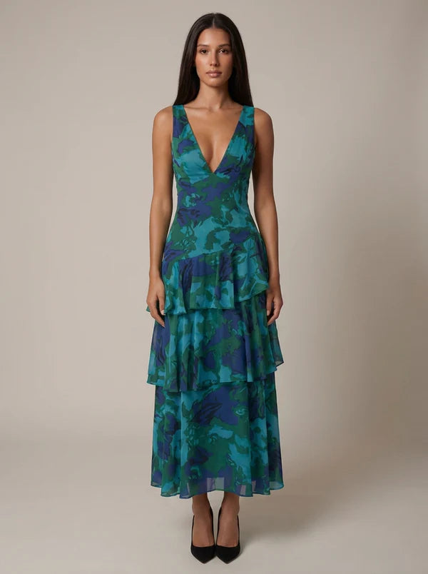 Romantic Tiered Maxi Dress