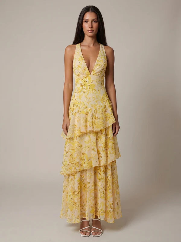 Romantic Tiered Maxi Dress