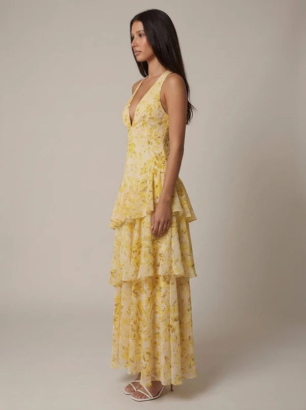 Romantic Tiered Maxi Dress