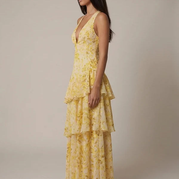 Romantic Tiered Maxi Dress