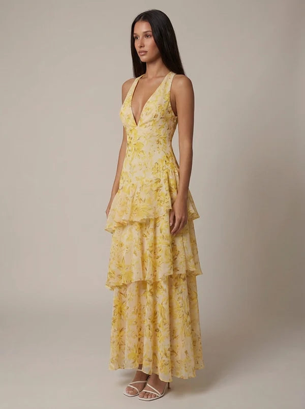 Romantic Tiered Maxi Dress