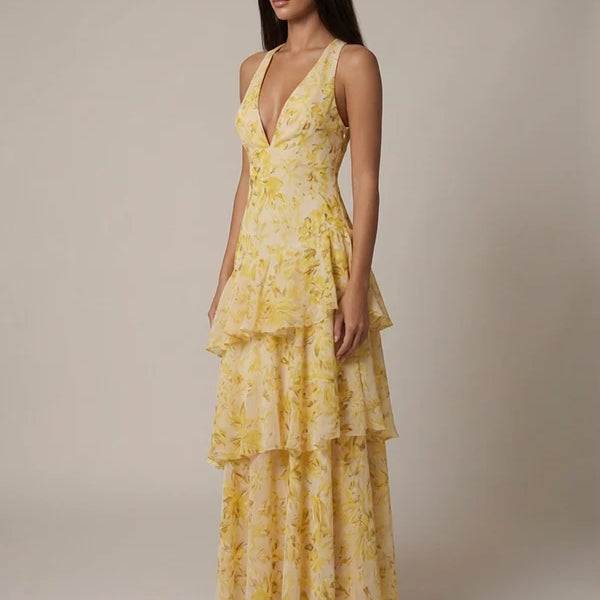 Romantic Tiered Maxi Dress