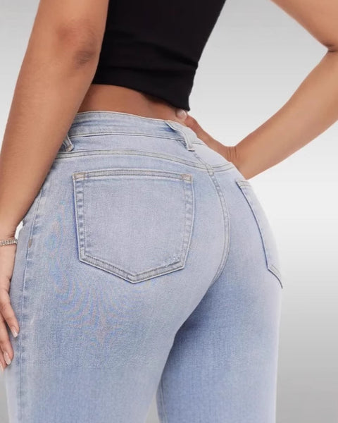 The Sculpting Wide-Leg Jeans