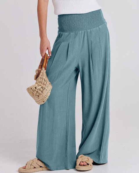The Coastal Flow Wide-Leg Pants