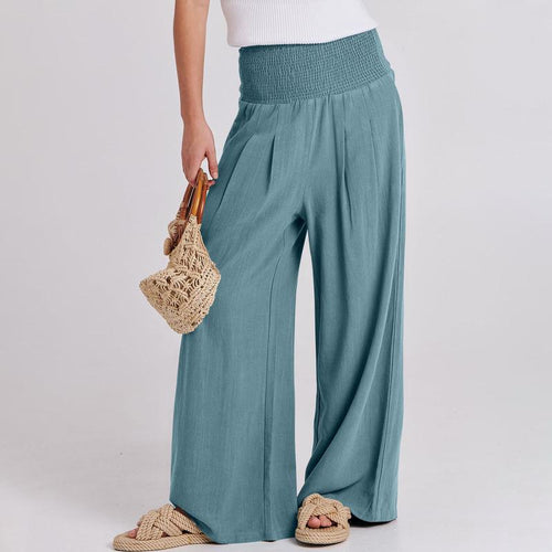 The Coastal Flow Wide-Leg Pants