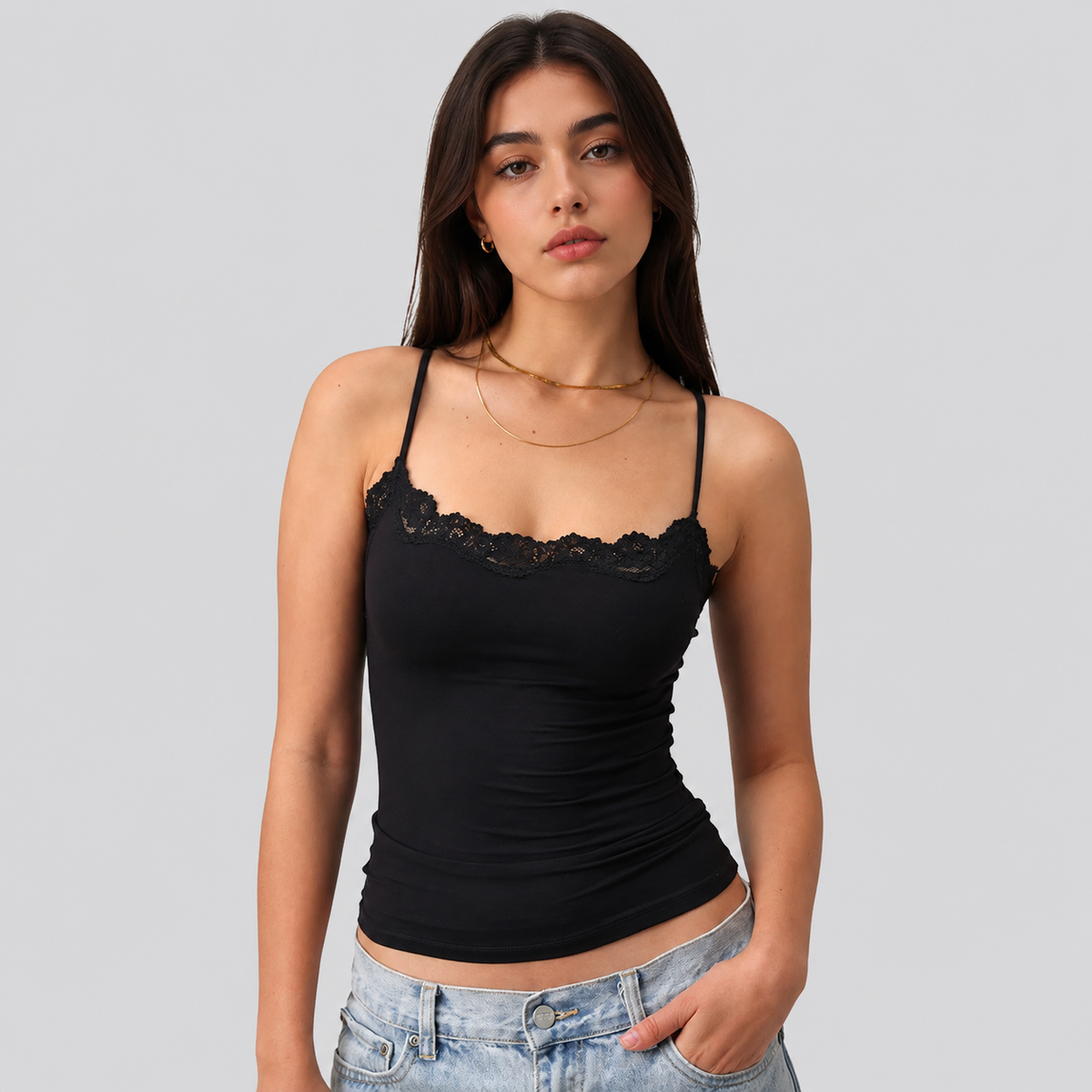 Lace tank top