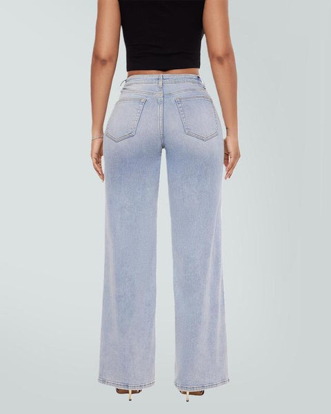The Sculpting Wide-Leg Jeans