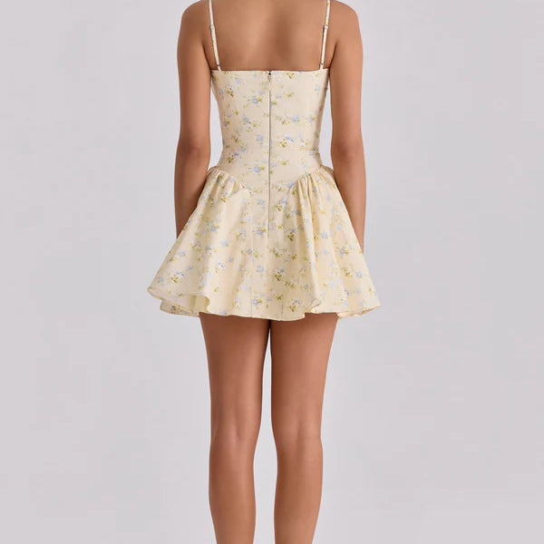 Floral Corset Mini Dress